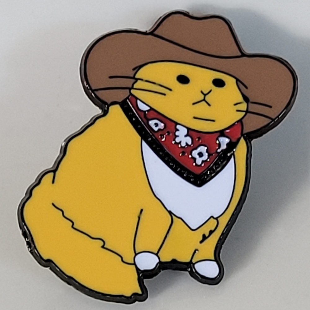 COWBOY CAT Enamel Pin